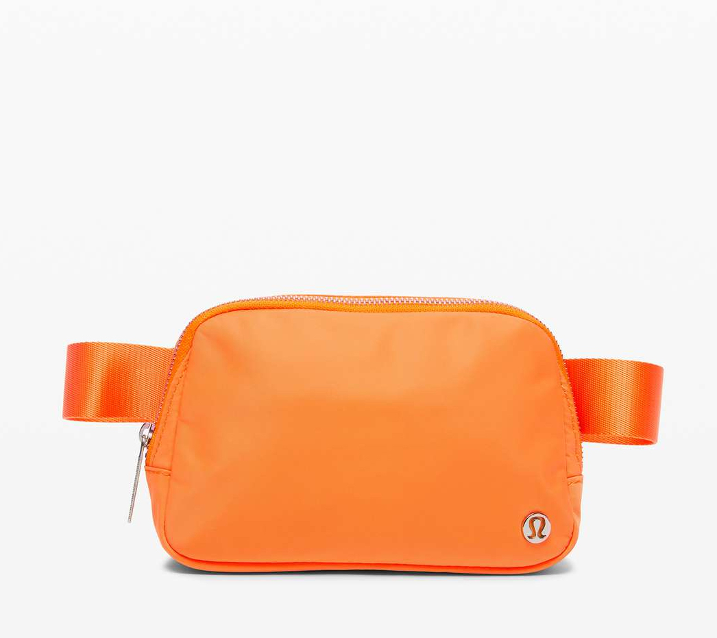 lululemon everywhere belt bag tiger neon orange