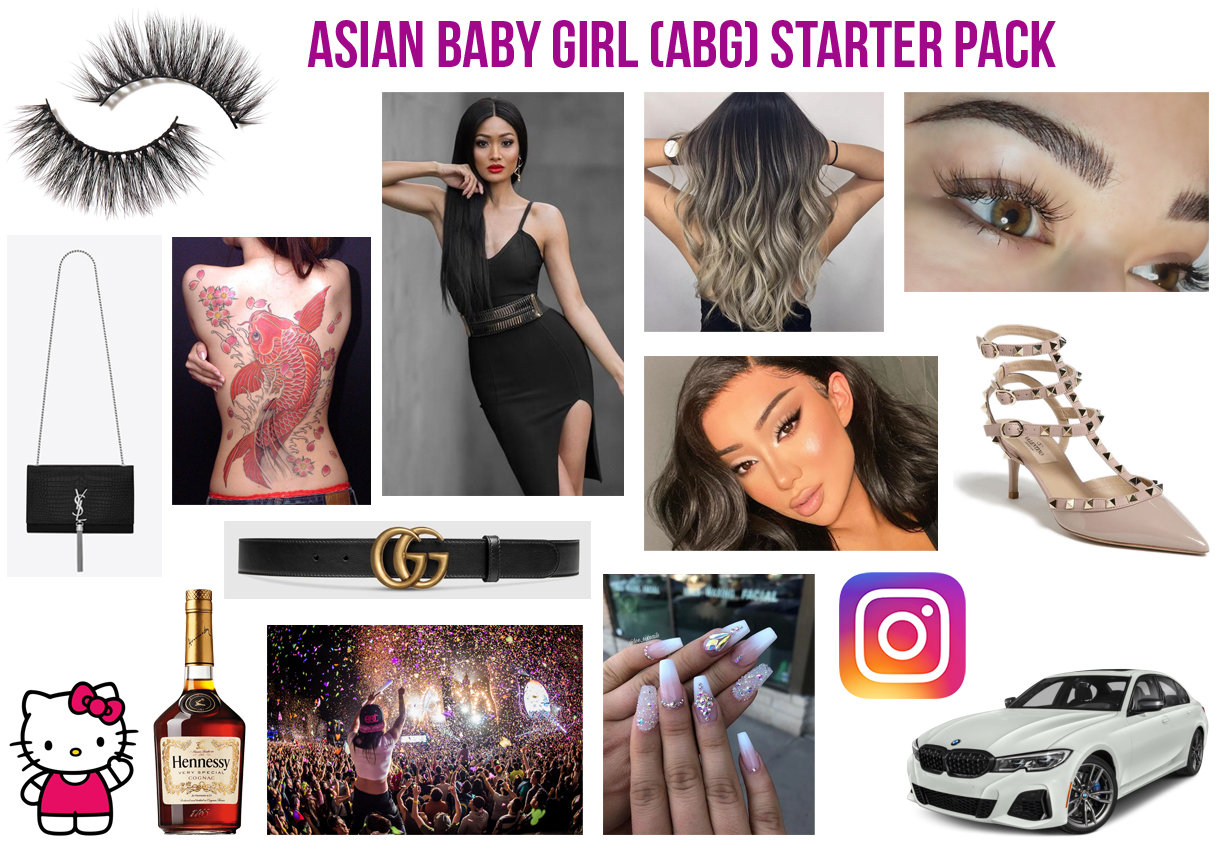 how to be an asian baby girl ABG starter pack
