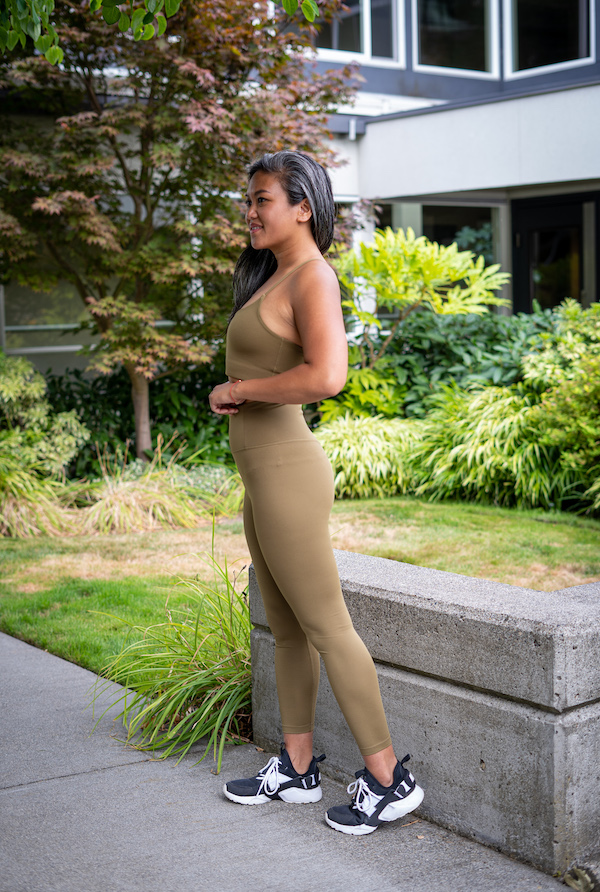 Girlfriend Collective FLOAT Ultralight 7/8 Legging Fern Olive