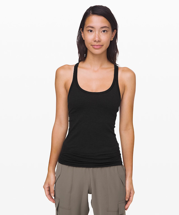 Lucy Tank Black Rib BodyLanguageSportswear