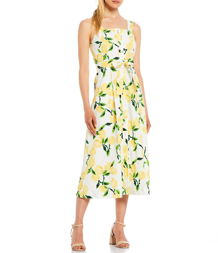 tommy hilfiger lemon dress