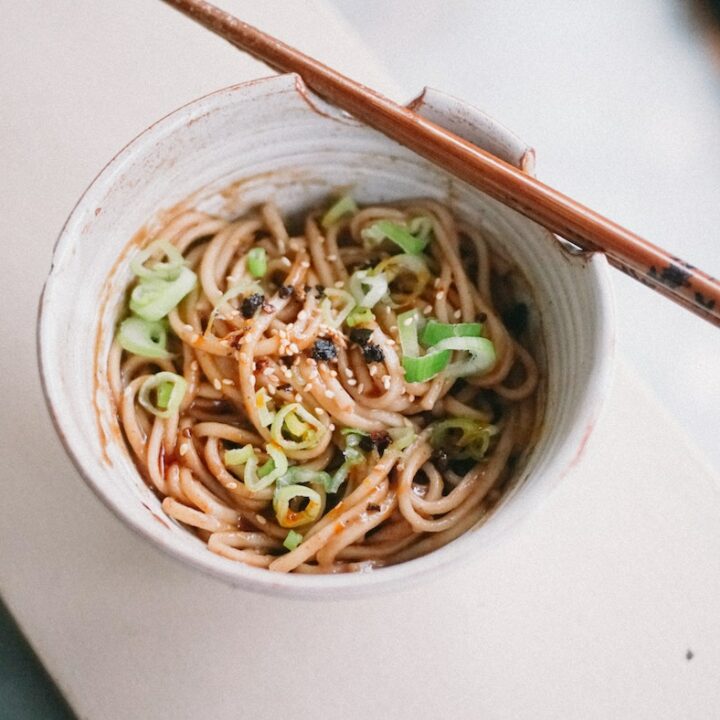 spicy peanut butter chinese noodles recipe