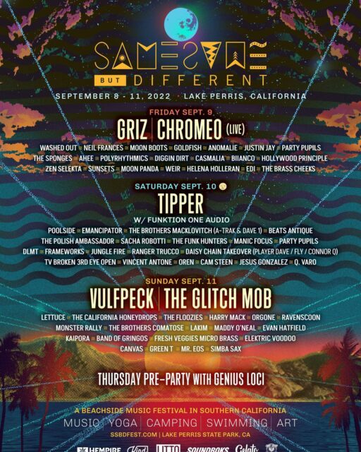 Same Same But Different Music & Arts Festival Announces Music Set Times ...