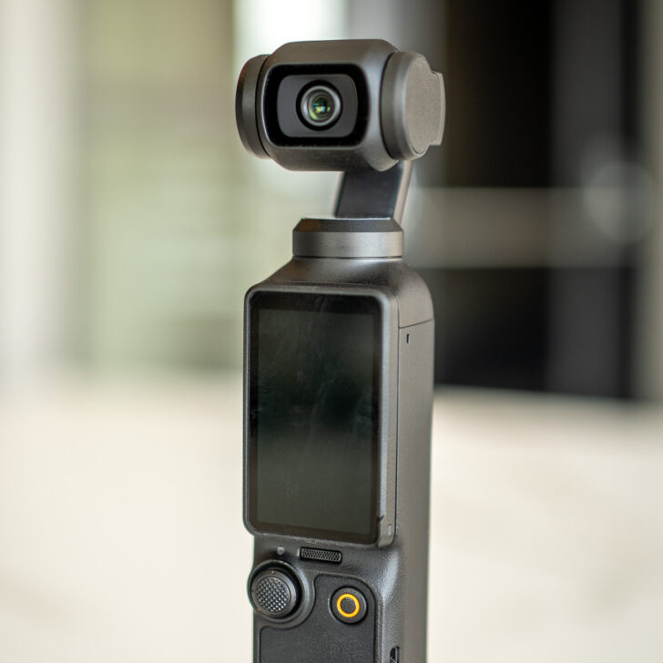 DJI Osmo Pocket 3 standing