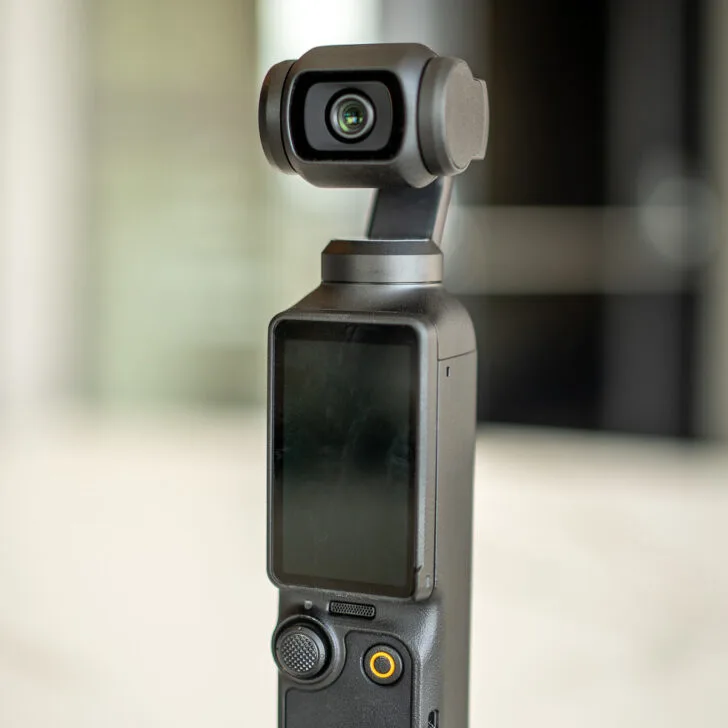 DJI Osmo Pocket 3 standing